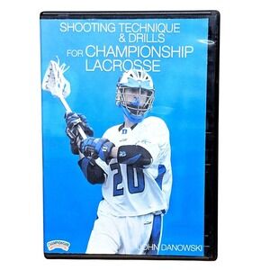 Championship Lacrosse Shooting Technique & Drills DVD John Danowski Duke‎ EUC